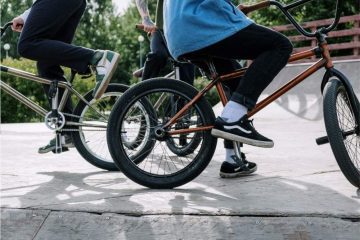 Boys Biking with The Best BMX Tires for Street