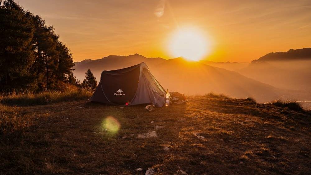 A Campground for Backpacking