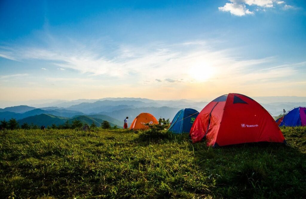 tent camping