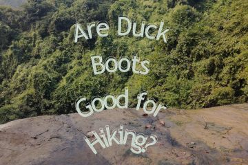A Hiking Trail Exploring with Duck Boots