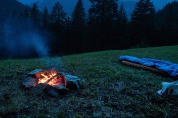 Use of Sleeping Bag on Campsite